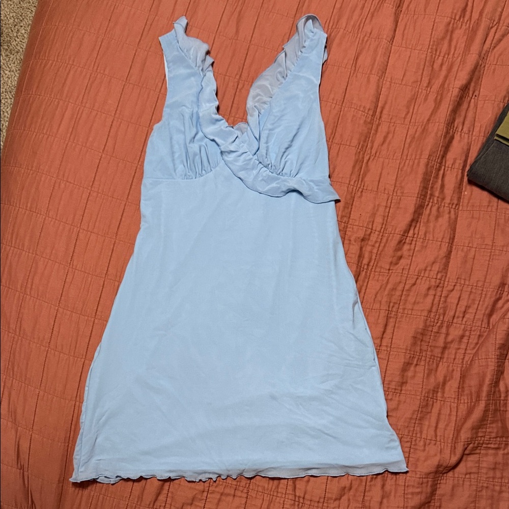 Light Blue Sleeveless Dress